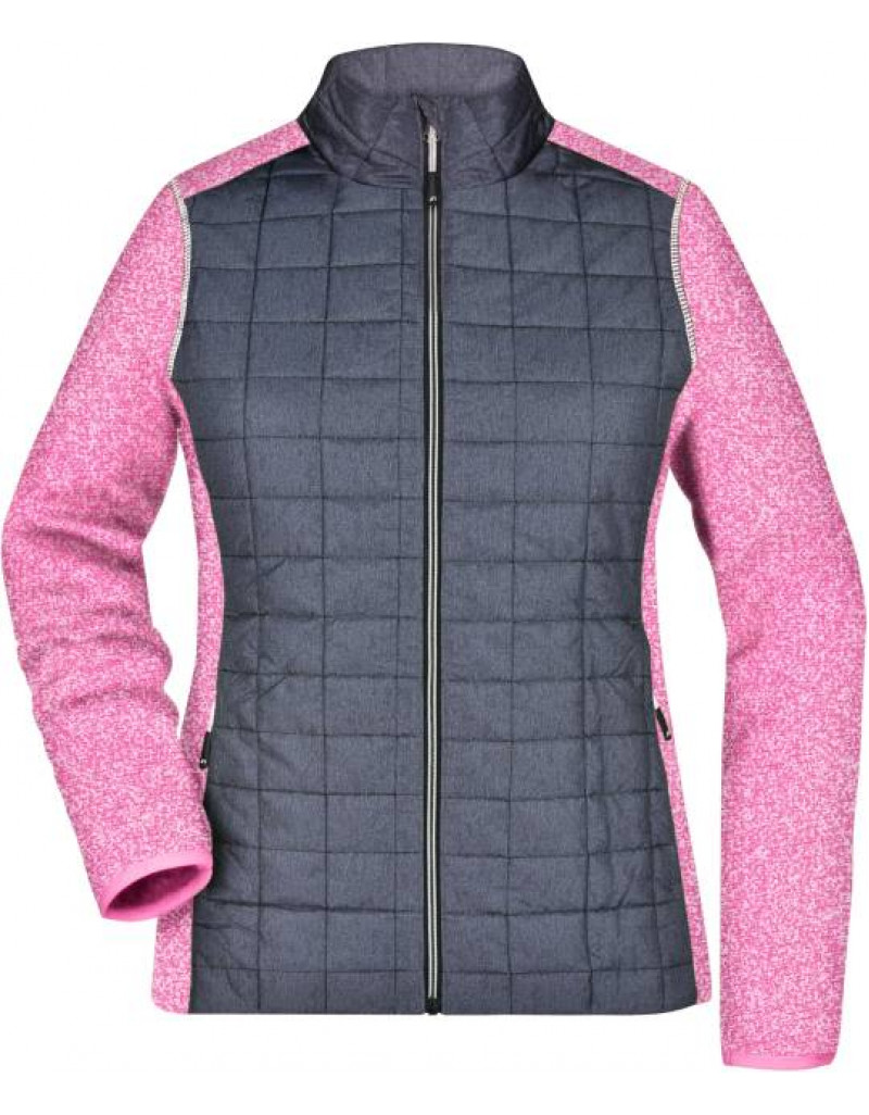 Jachetă hibridă tricotată pentru femei, fără glugă